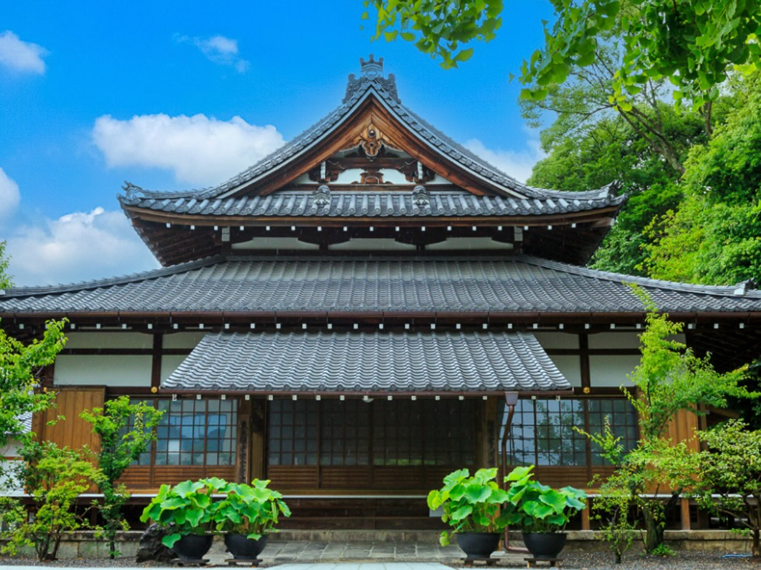 the exterior of Hotel Okura Kyoto Okazaki Bettei