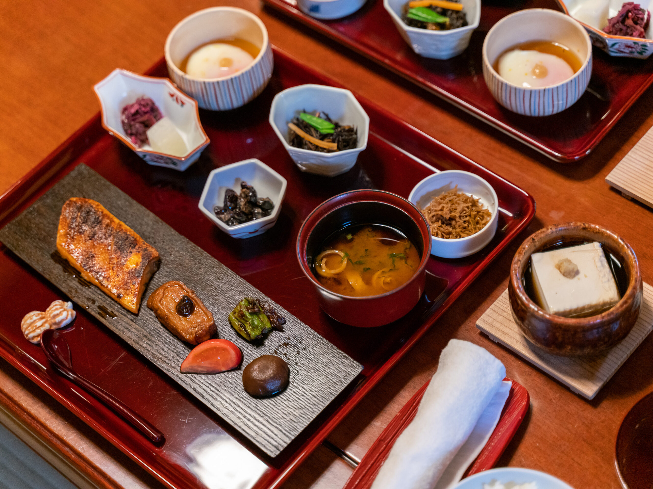 kaiseki dinner in Kyoto, Japan