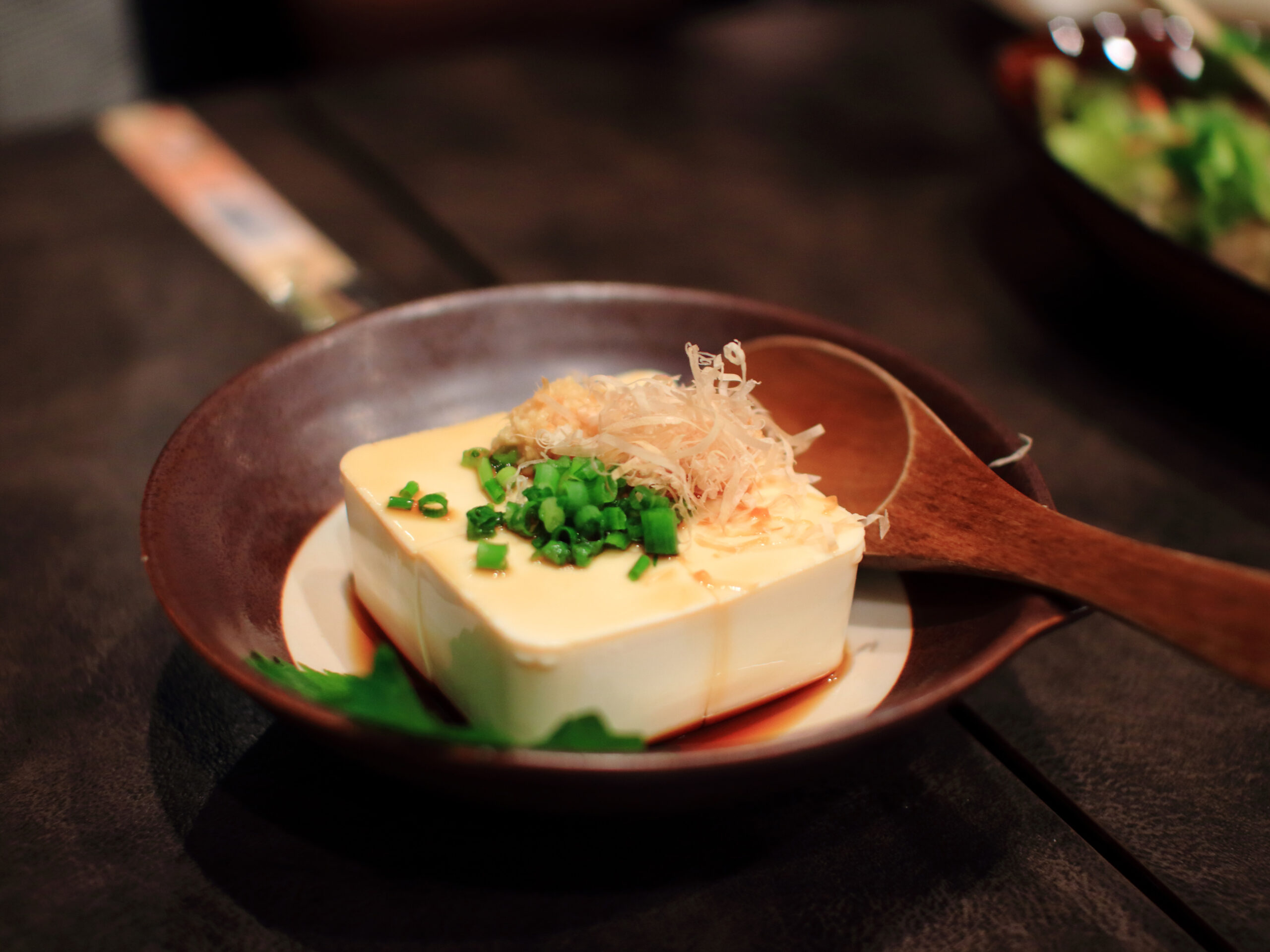 a tofu dish from Kyoto, Japan
