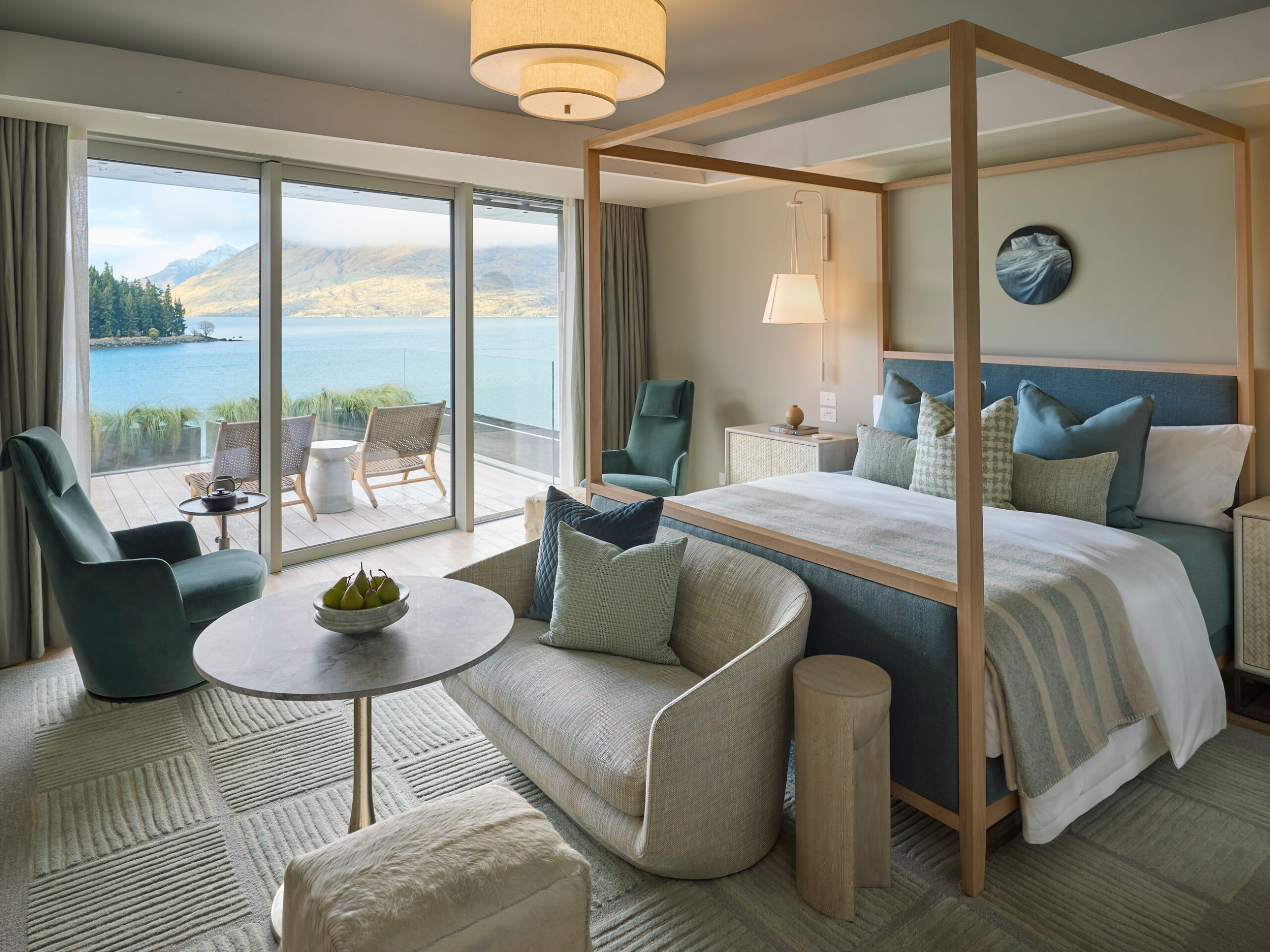 a lakefront suite at the Roki Collection in Queenstown, New Zealand