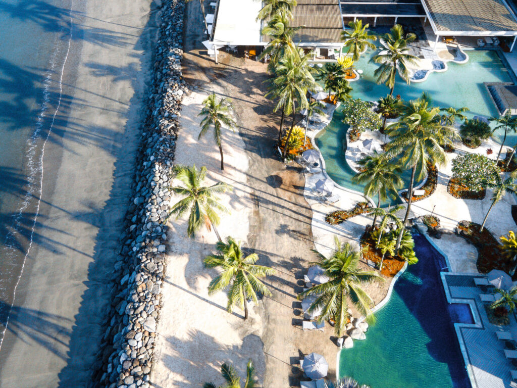 Top view of Sheraton Fiji Golf & Beach Resort pool