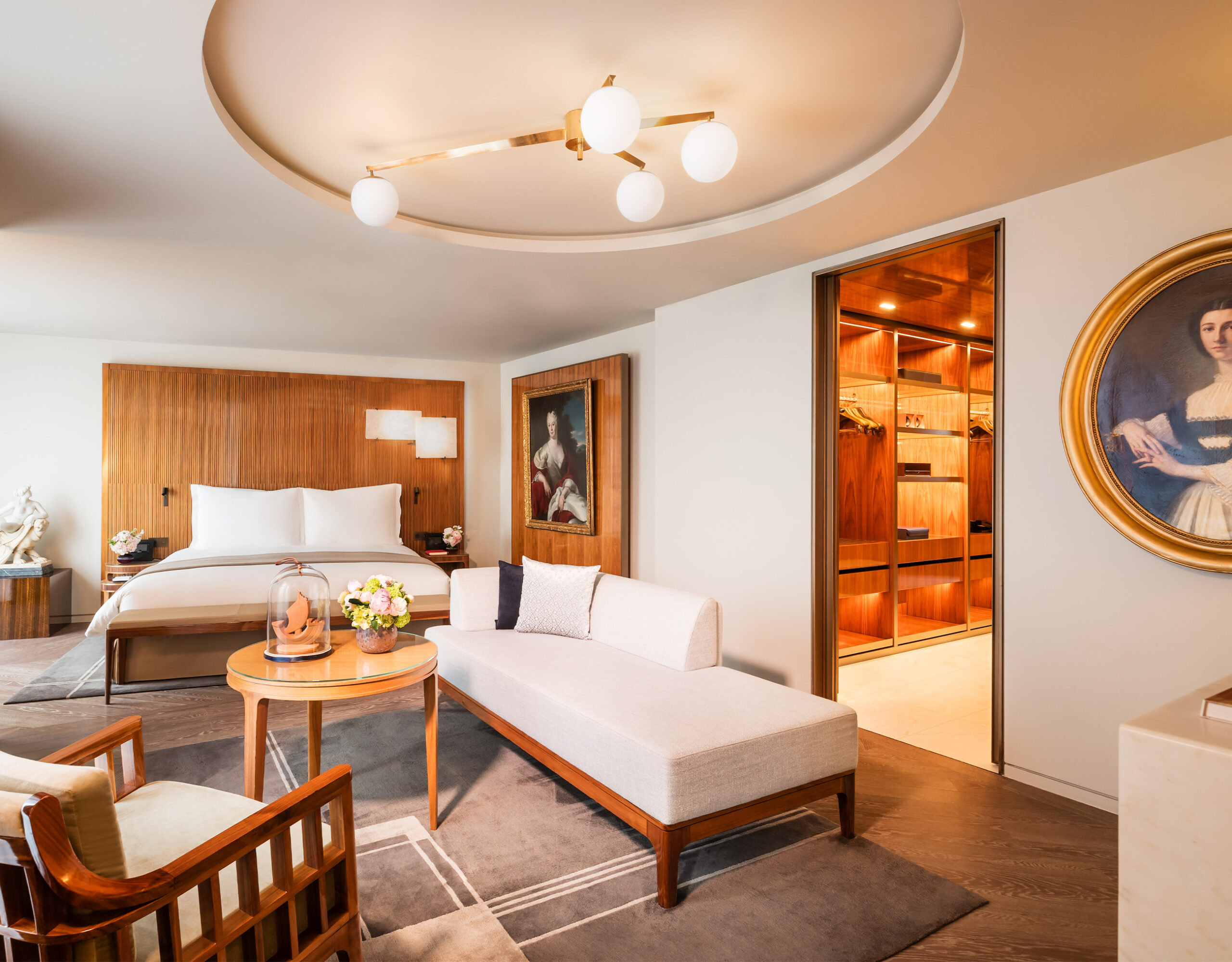 The Presidential Suite at Mandarin Oriental Lutetia, Paris.