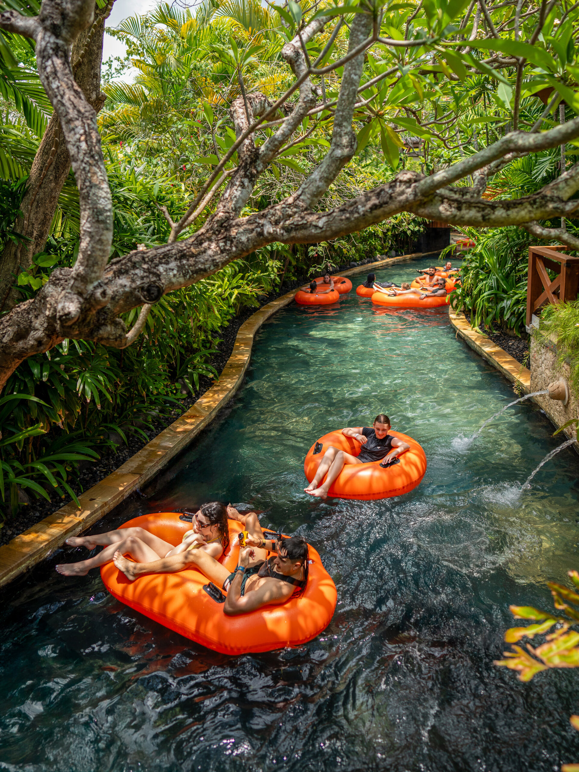 the lazy river at Waterbom, Kuta 