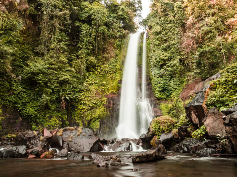 Gitgit Waterfall in North Bali