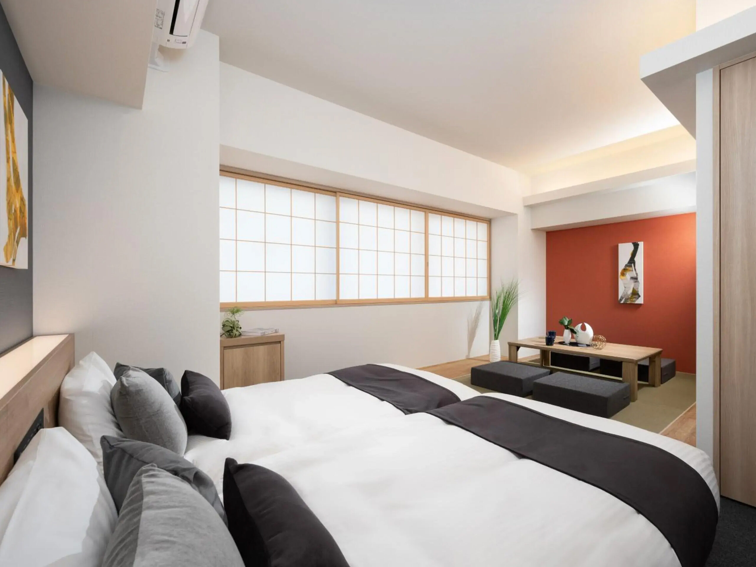 the bedroom interior at MIMARU Tokyo