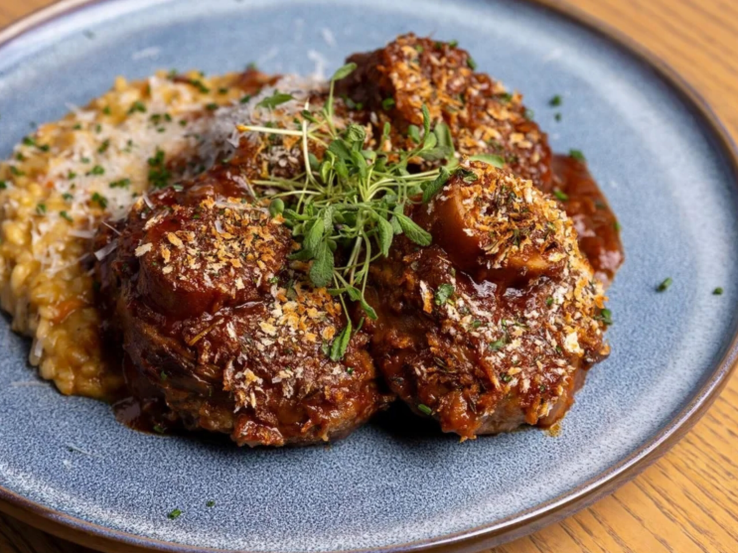 a savoury meat dish at Roy&rsquo;s Waikīkī 