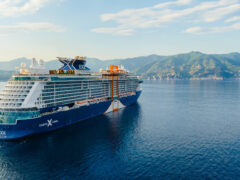 Celebrity Cruises ship at sea