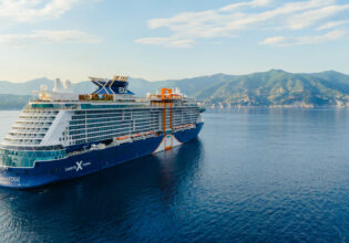 Celebrity Cruises ship at sea