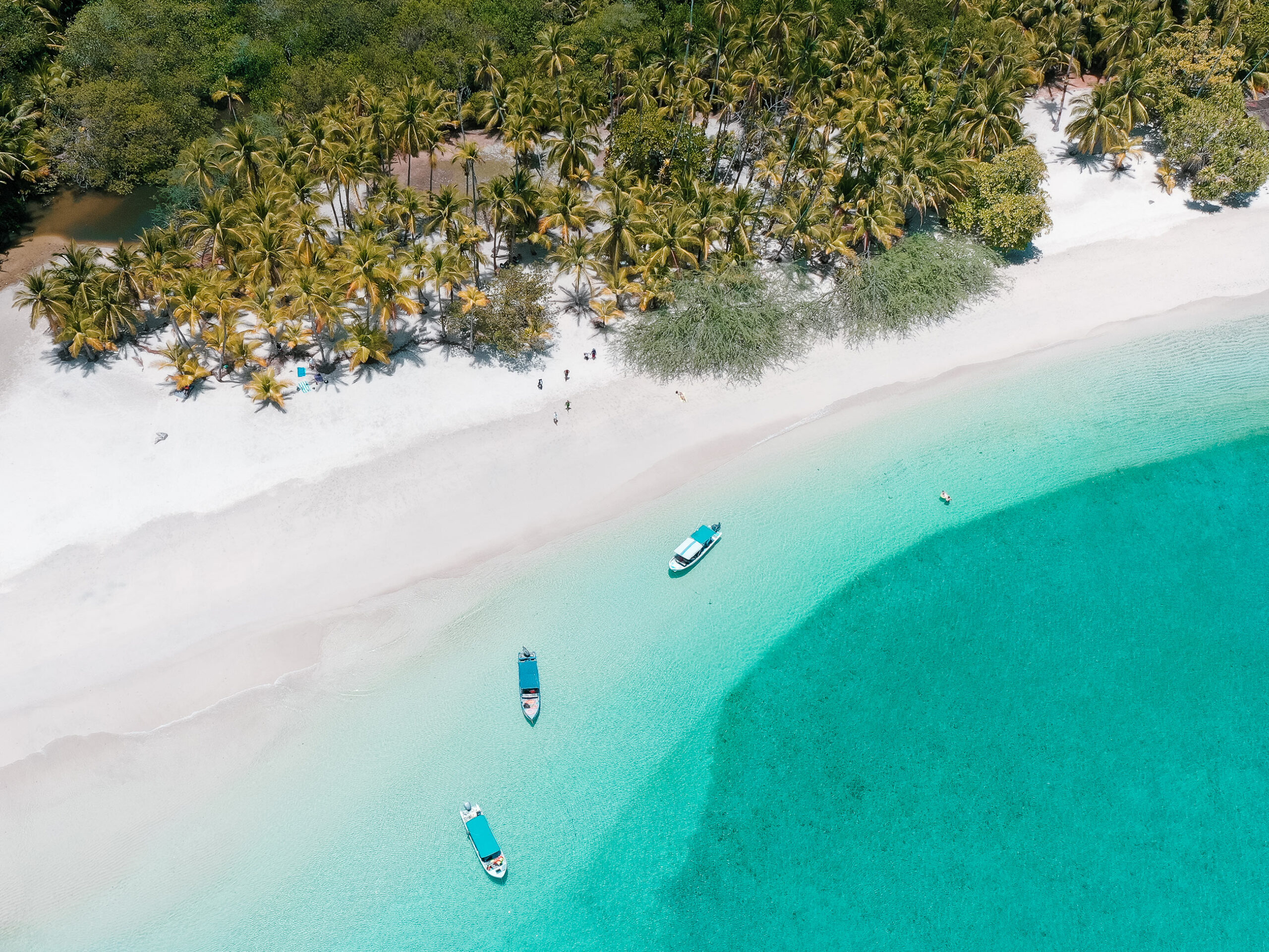 Beach in Coiba National park in Panama