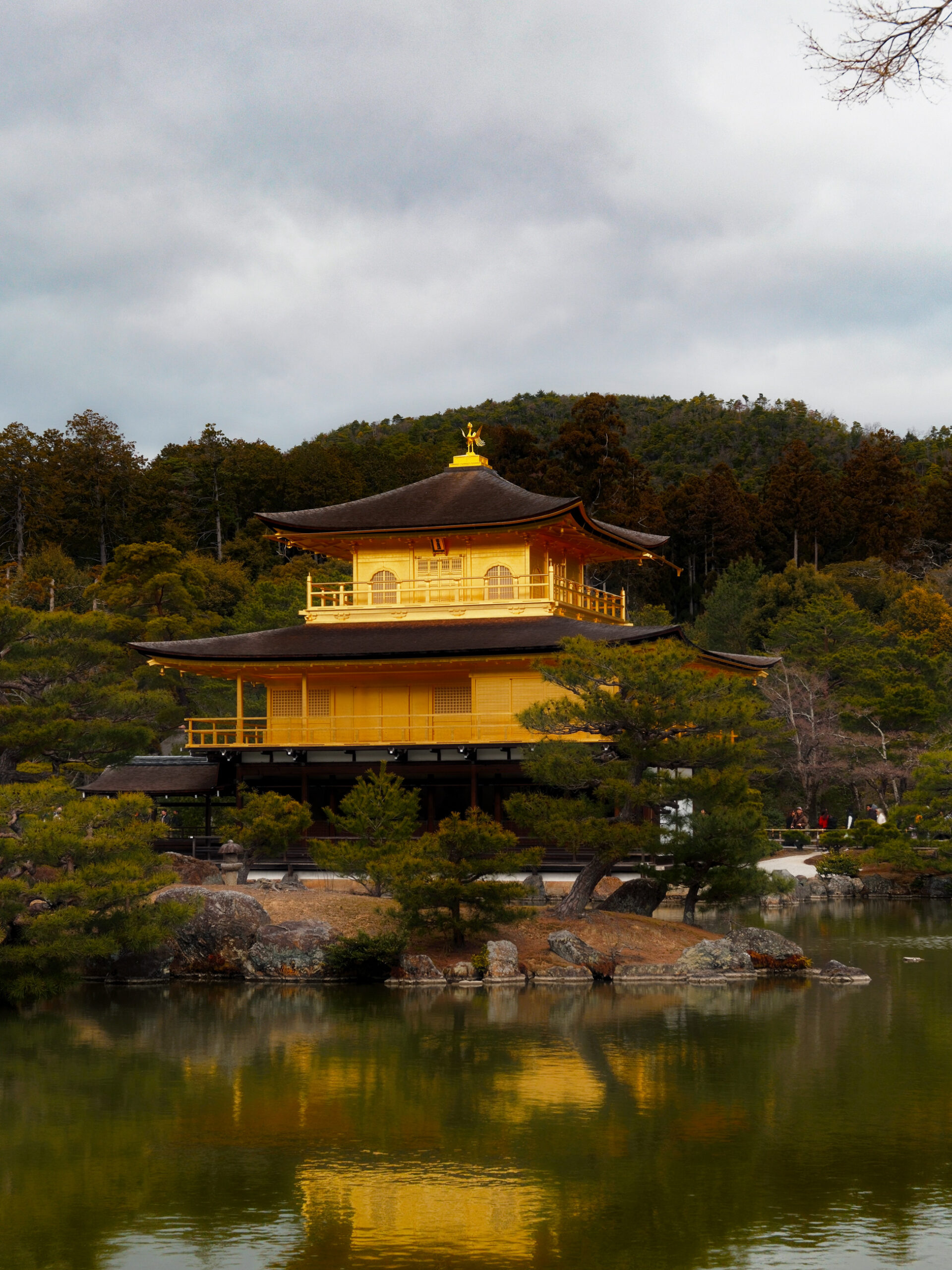 the Golden Pavilion in Kyoto, Japan
