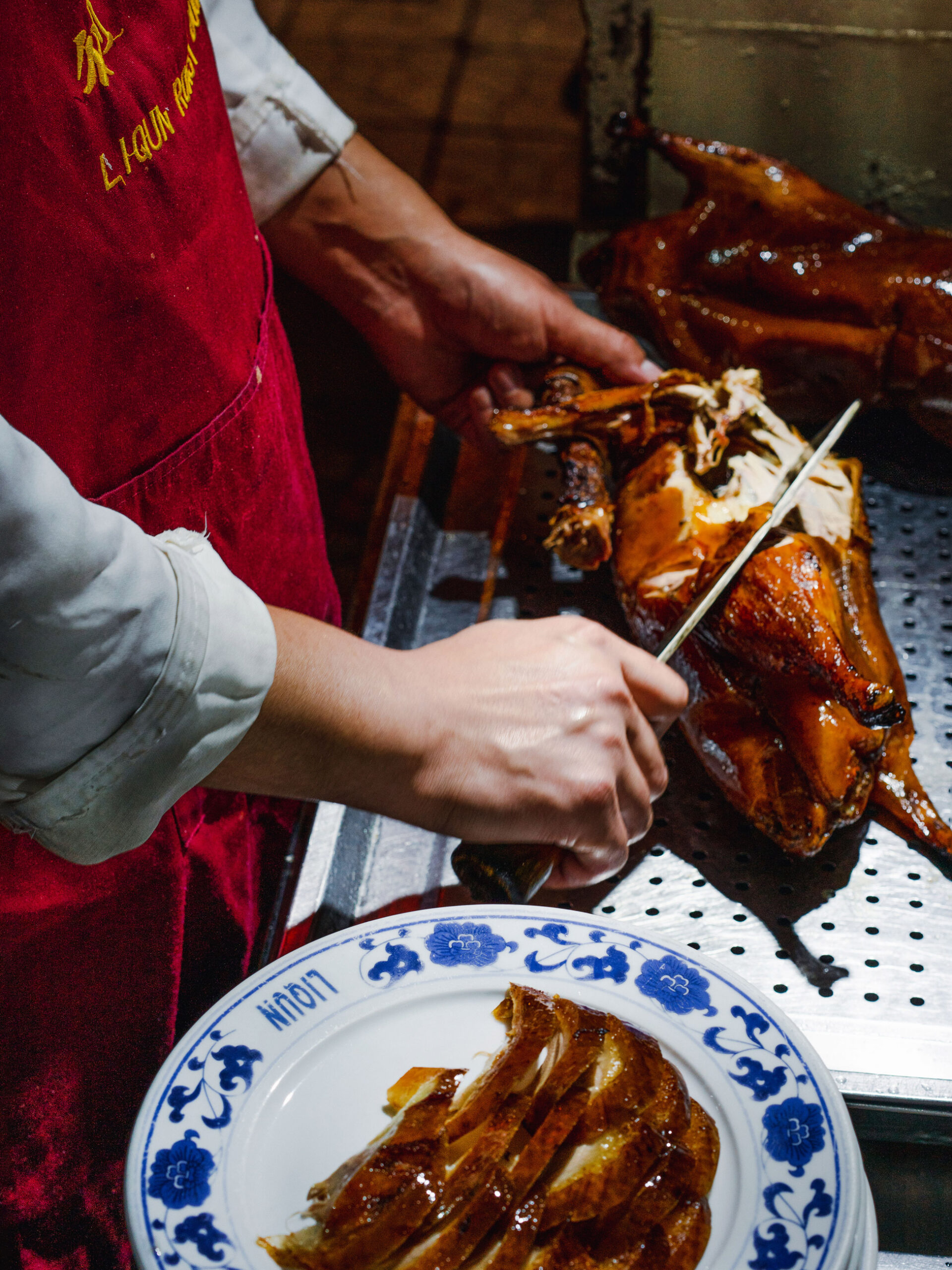 Peking duck at Li Qun Roast Duck Restaurant, Beijing