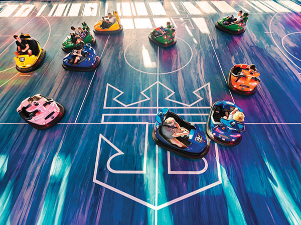 royal caribbean bumper cars celebrations