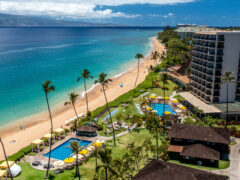 Wide view of the Royal Lahaina resort