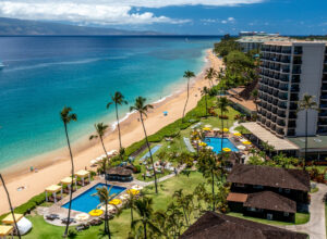 Wide view of the Royal Lahaina resort