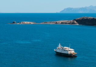 UnCruise Adventures ship in Baja California