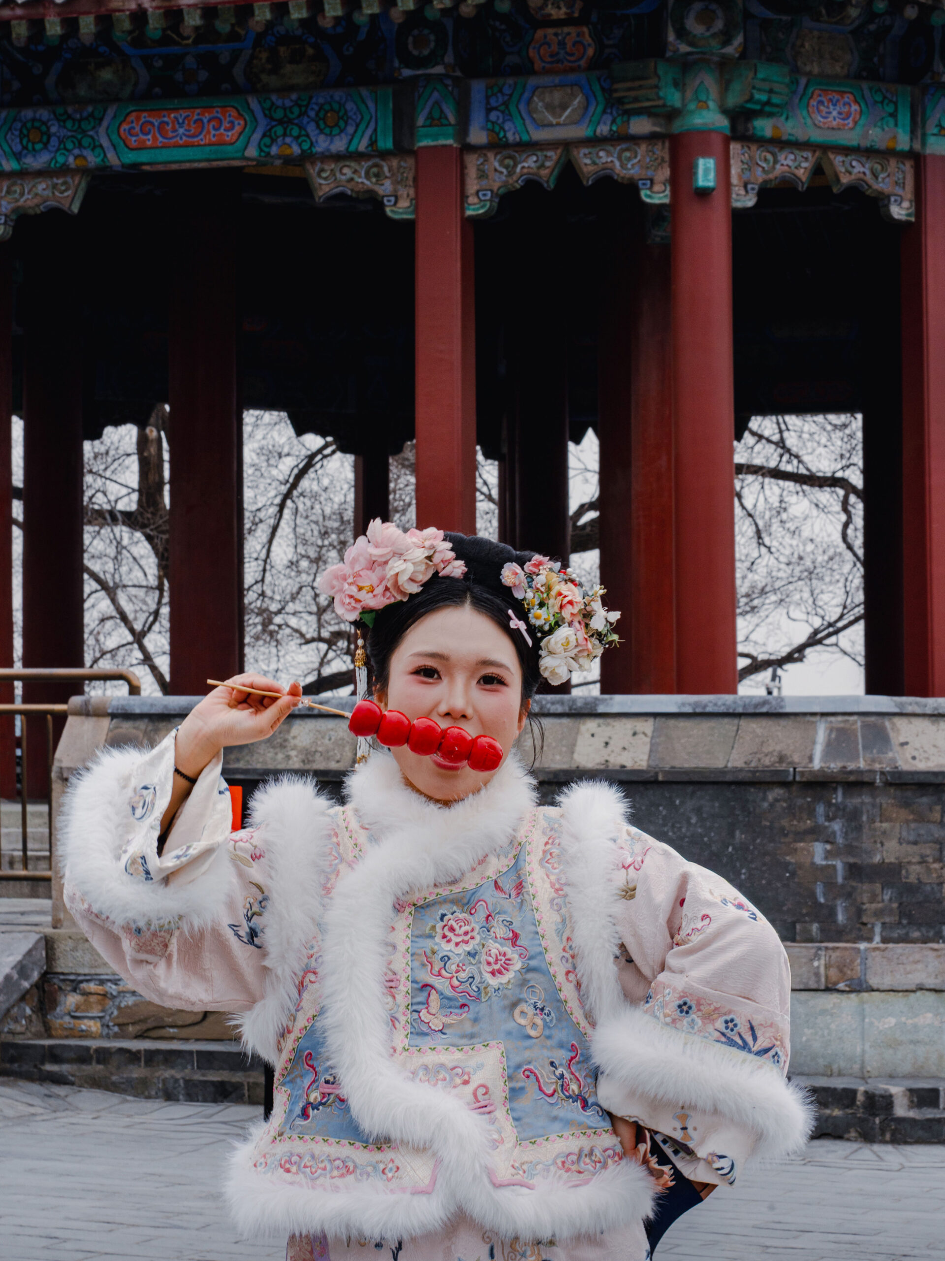 tanghulu at Summer Palace