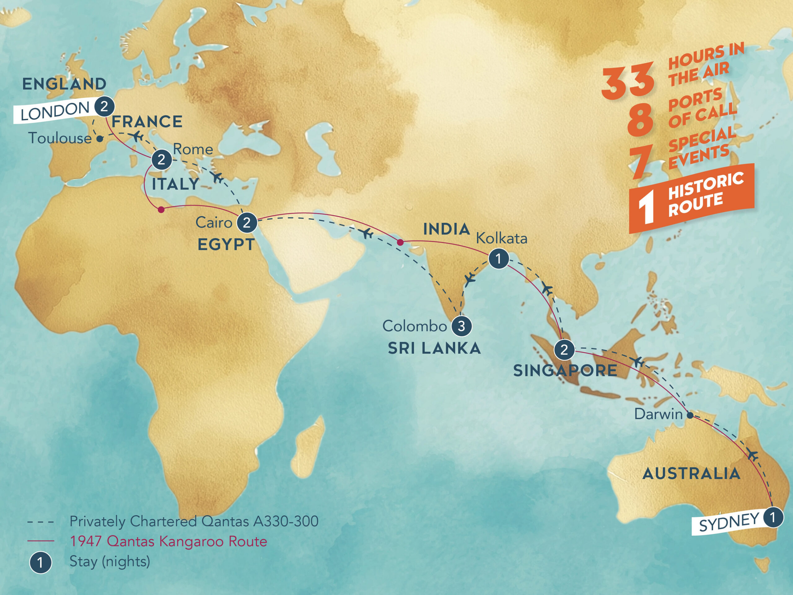 kangaroo route map illustration by Mike Rossi