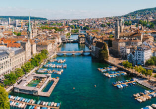 Zurich city by day