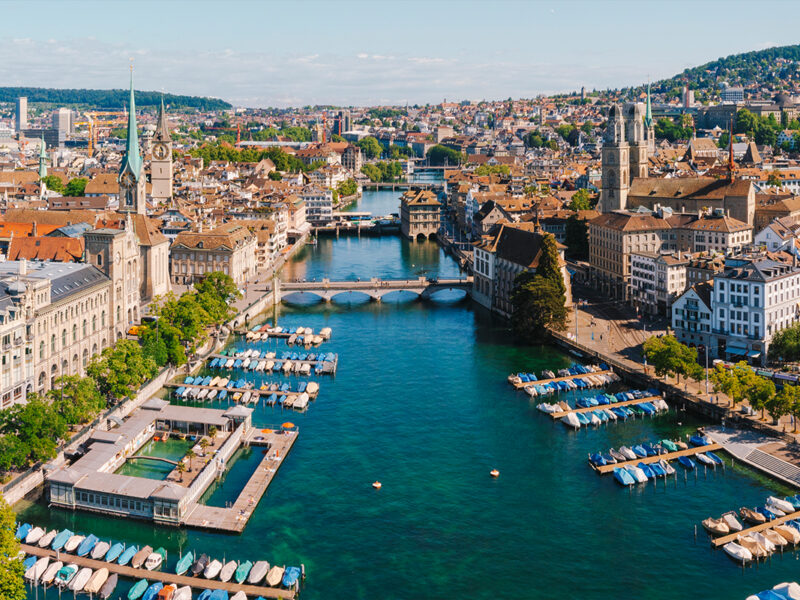 Zurich city by day